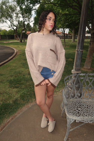 Taupe Oversized Sweater