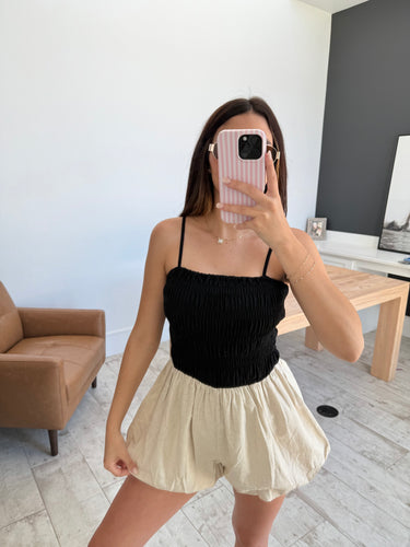 Bubble Hem Romper