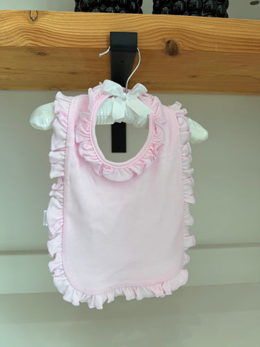 Pink Ruffled Bib