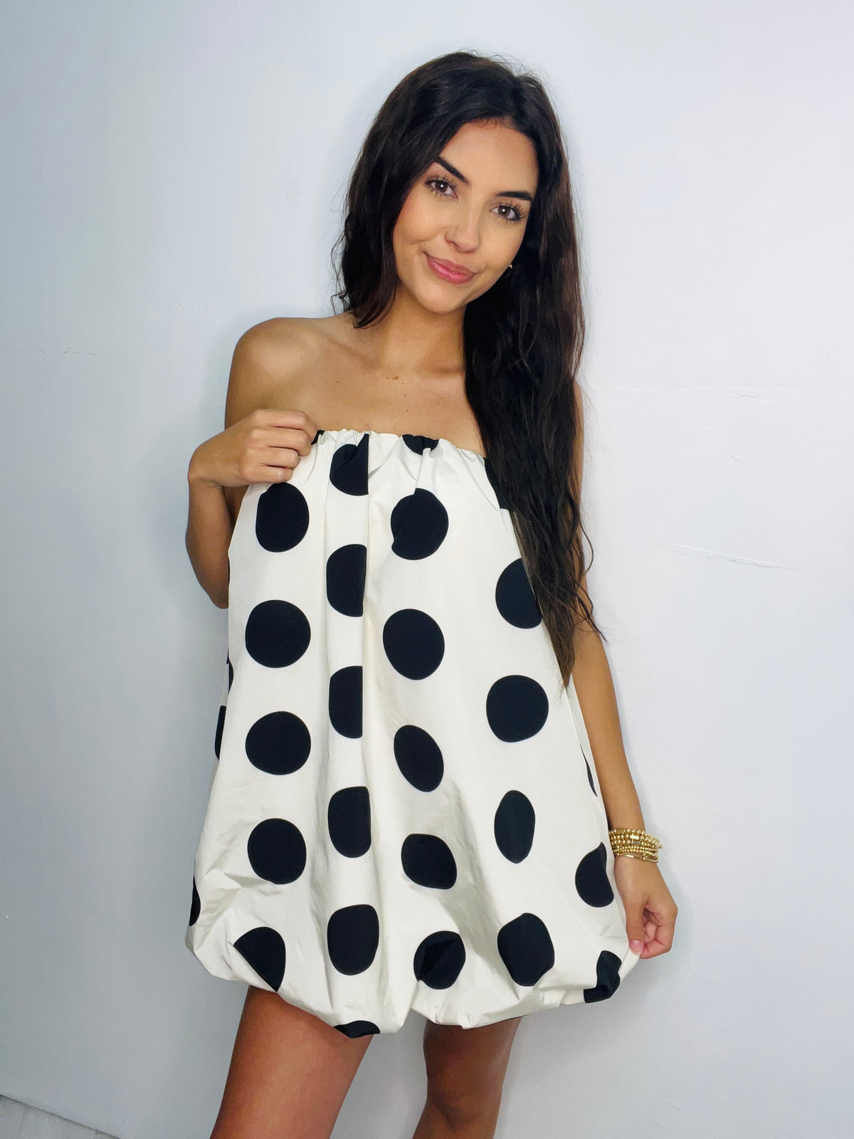 Polka Dot Mini Dress
